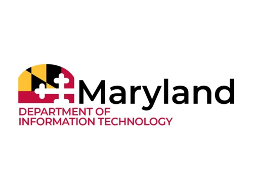Maryland Department of Information Technology logo: Maryland flag design on the left followed by 'Maryland' in black, 'Department of Information Technology’' in red