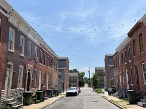 Baltimore city street scape
