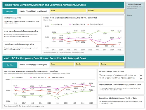 DJS Data Dashboard - Equity screenshot