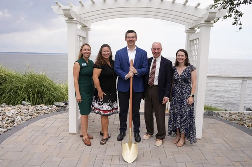 Secretary Jonny Dorsey with leaders from Chesapeake Climate and Conservation Corps