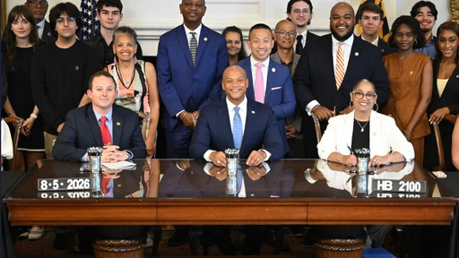 Governor Moore with elected officials and sponsors at the 2026 Special Session Bill Signing Ceremony