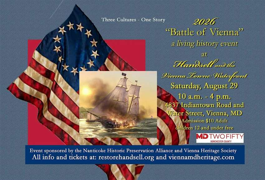 Event flyer describing the Battle of Vienna event. 