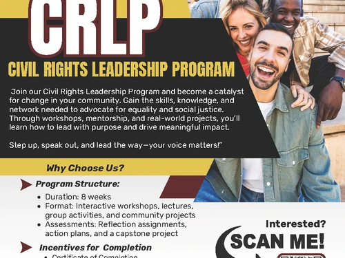 Civil Rights Leadership Program Flyer