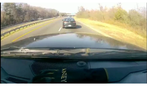 A 2018 or 2019 Hyundai Sonata from a dashcam from the road rage incident