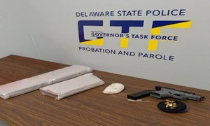 Kilos of suspected compressed cocaine, methamphetamine