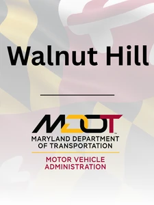 Walnut Hill on MD flag background