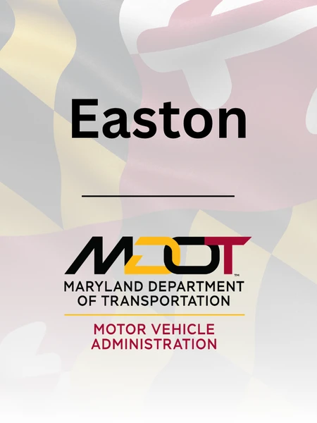 Easton on MD flag backdrop 