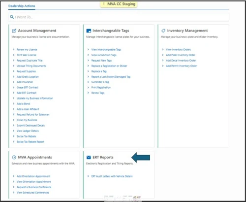Bulletin - Portal Enhancements ERT Letter Screenshot 2