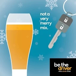 Beer graphic - be the driver