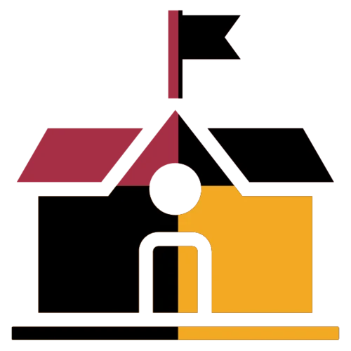 Maryland Center for School Safety schoolhouse logo