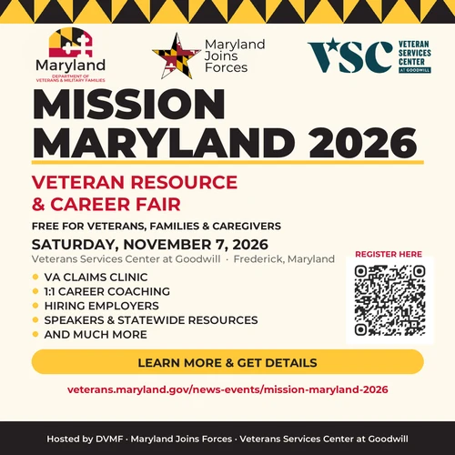 Mission Maryland 2026 Veteran Resource and Career Fair